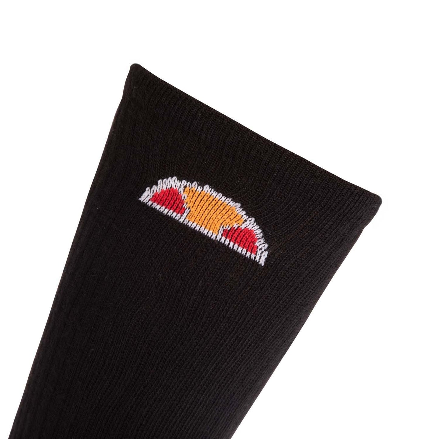 Black - Back - Ellesse Unisex Adult Tisbi Socks (Pack of 3)