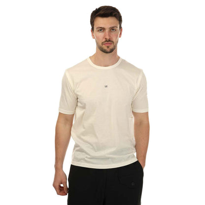 White - Front - C.P. Company Mens No Gravity T-Shirt