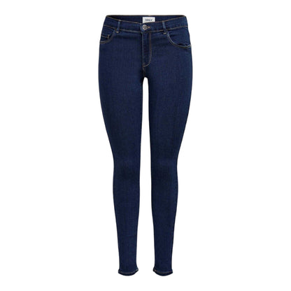 Dark Blue - Front - Only Womens-Ladies Skinny Jeans