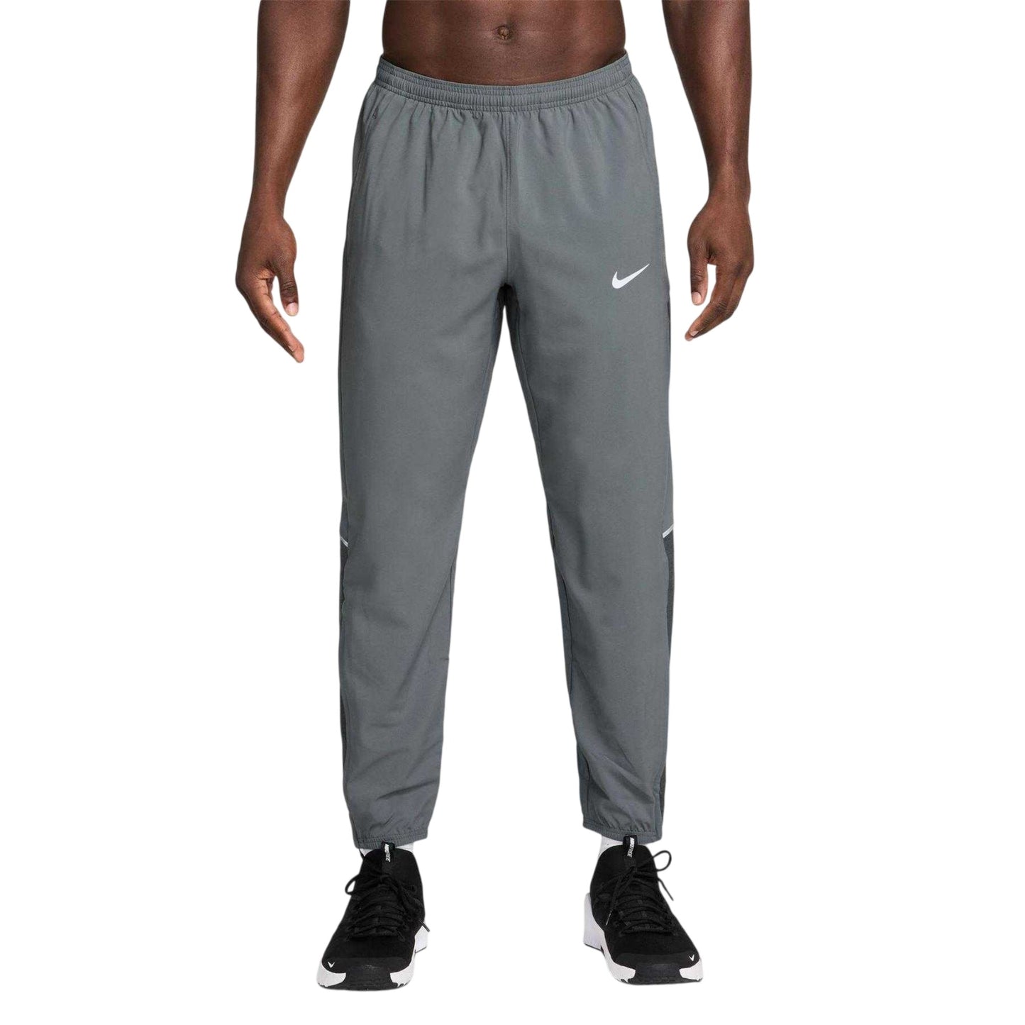 Smoke Grey - Front - Nike Mens Miler Running Tracksuit Bottoms