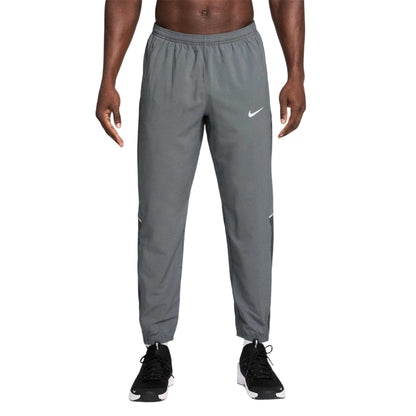 Smoke Grey - Front - Nike Mens Miler Running Tracksuit Bottoms