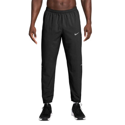 Black - Front - Nike Mens Miler Running Tracksuit Bottoms