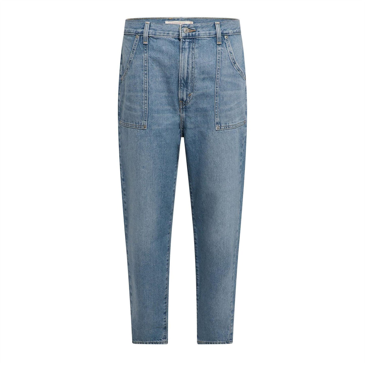 Study Group - Front - Levis Womens-Ladies High Waist Mom Jeans