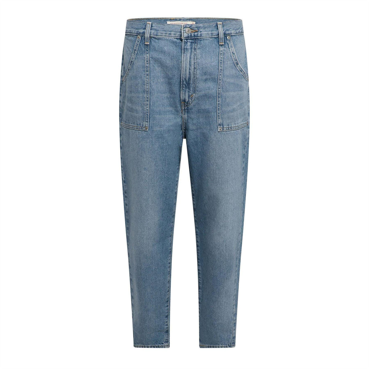 Study Group - Front - Levis Womens-Ladies High Waist Mom Jeans