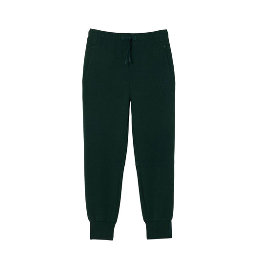 Green - Front - Lacoste Womens-Ladies Cotton Jogging Bottoms