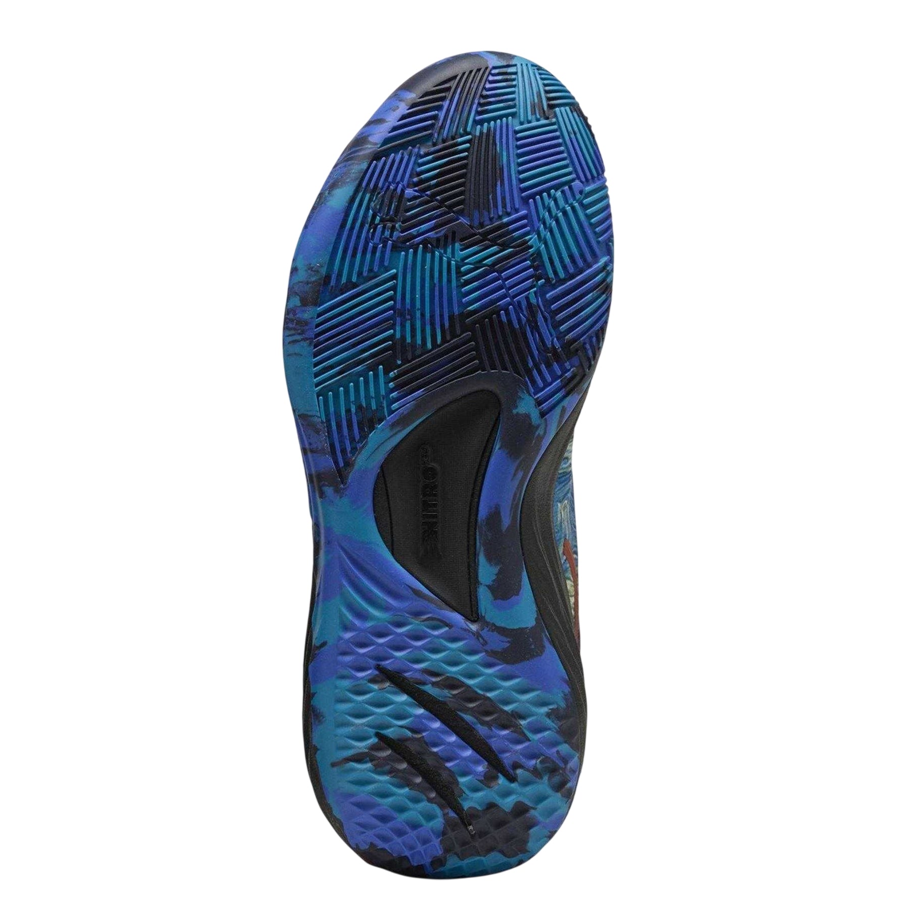 Vivid Blue - Lifestyle - Puma Mens All-Pro Nitro Dylan Exhibit Vincent Van Gogh Trainers