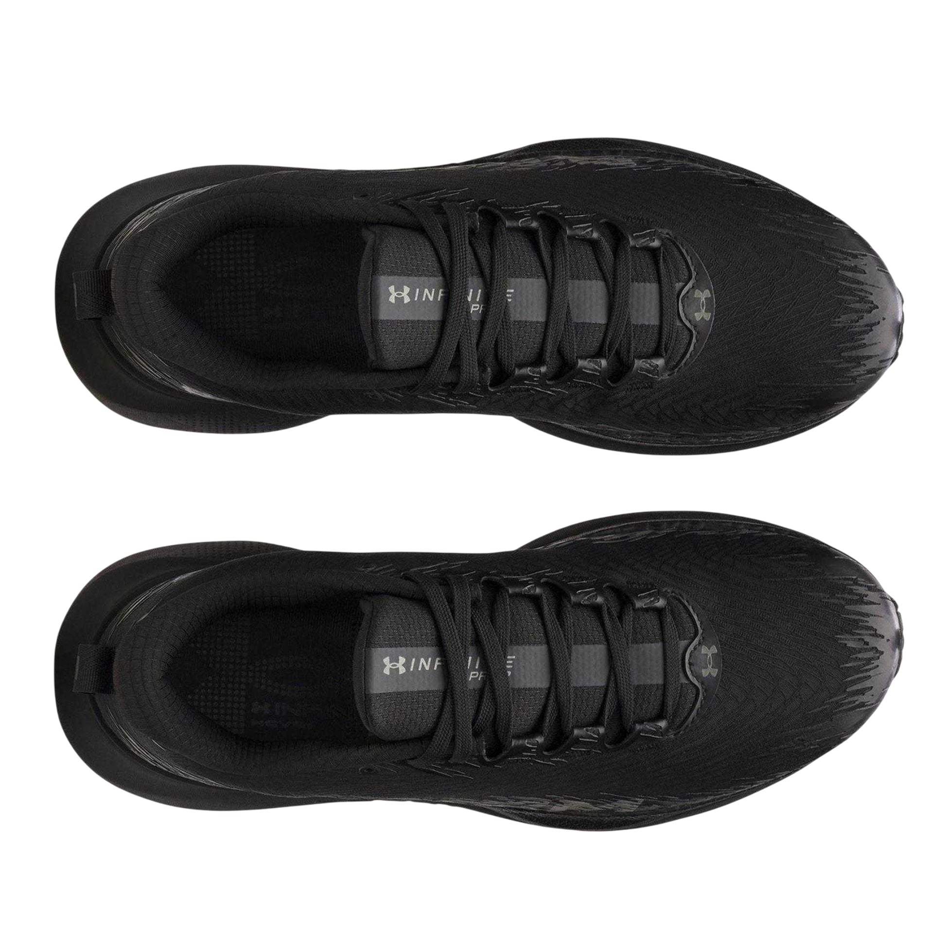 Black - Side - Under Armour Mens Infinite Pro 2 Trainers