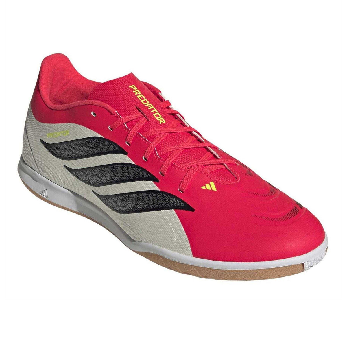 Lucid Red-Core Black - Pack Shot - Adidas Mens Predator Club 3 Stripes Football Shoes