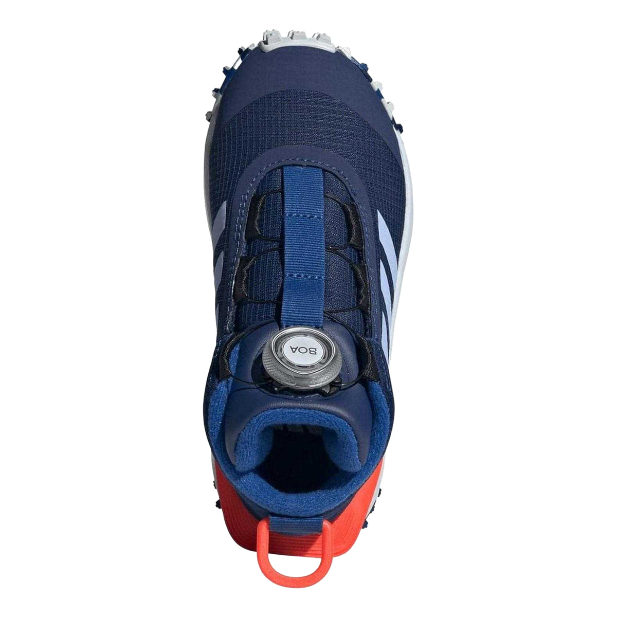 Dark Blue - Side - Adidas Childrens-Kids Fortatrail BOA Lacing System Trainers