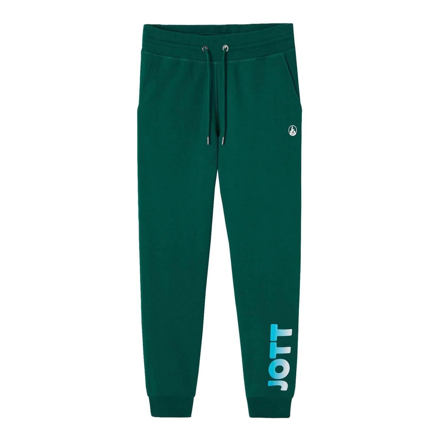 Green - Front - Jott Mens Santiago Jogging Bottoms