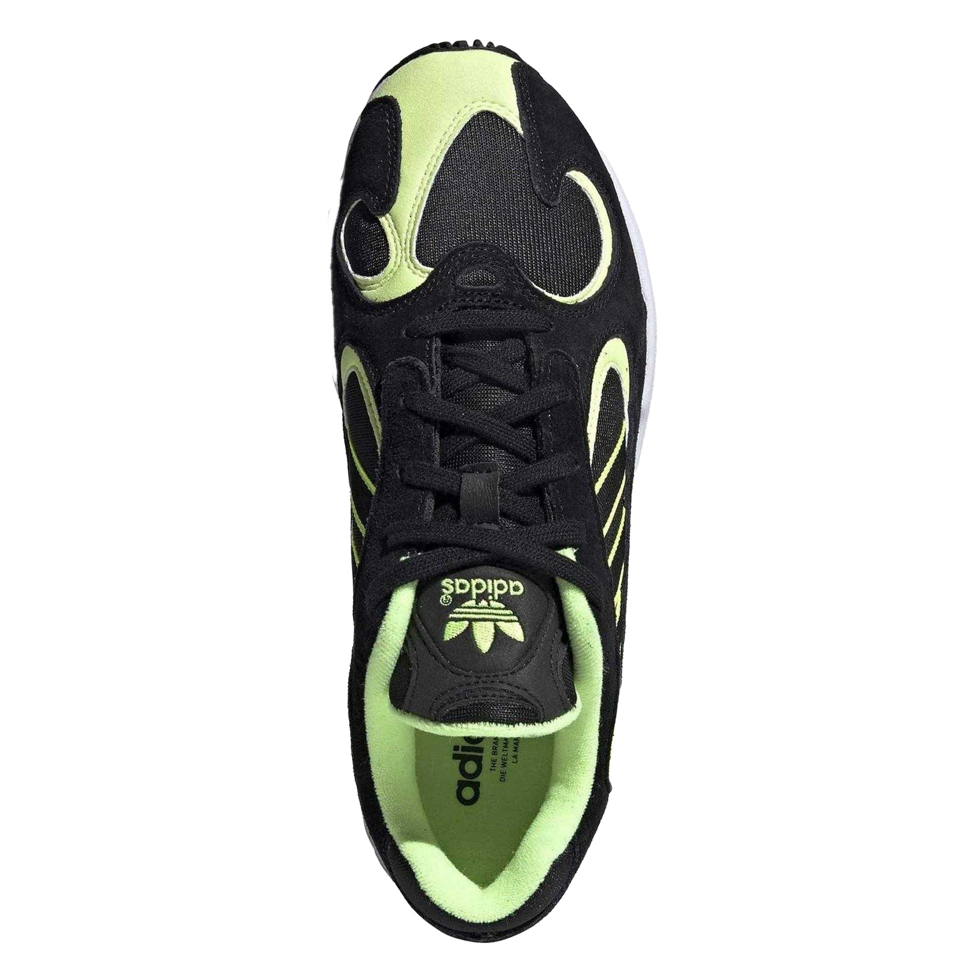 Core Black - Lifestyle - Adidas Mens Yung-1 Leather Trainers