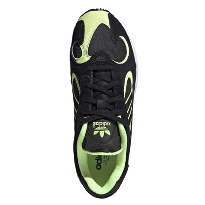 Core Black - Lifestyle - Adidas Mens Yung-1 Leather Trainers