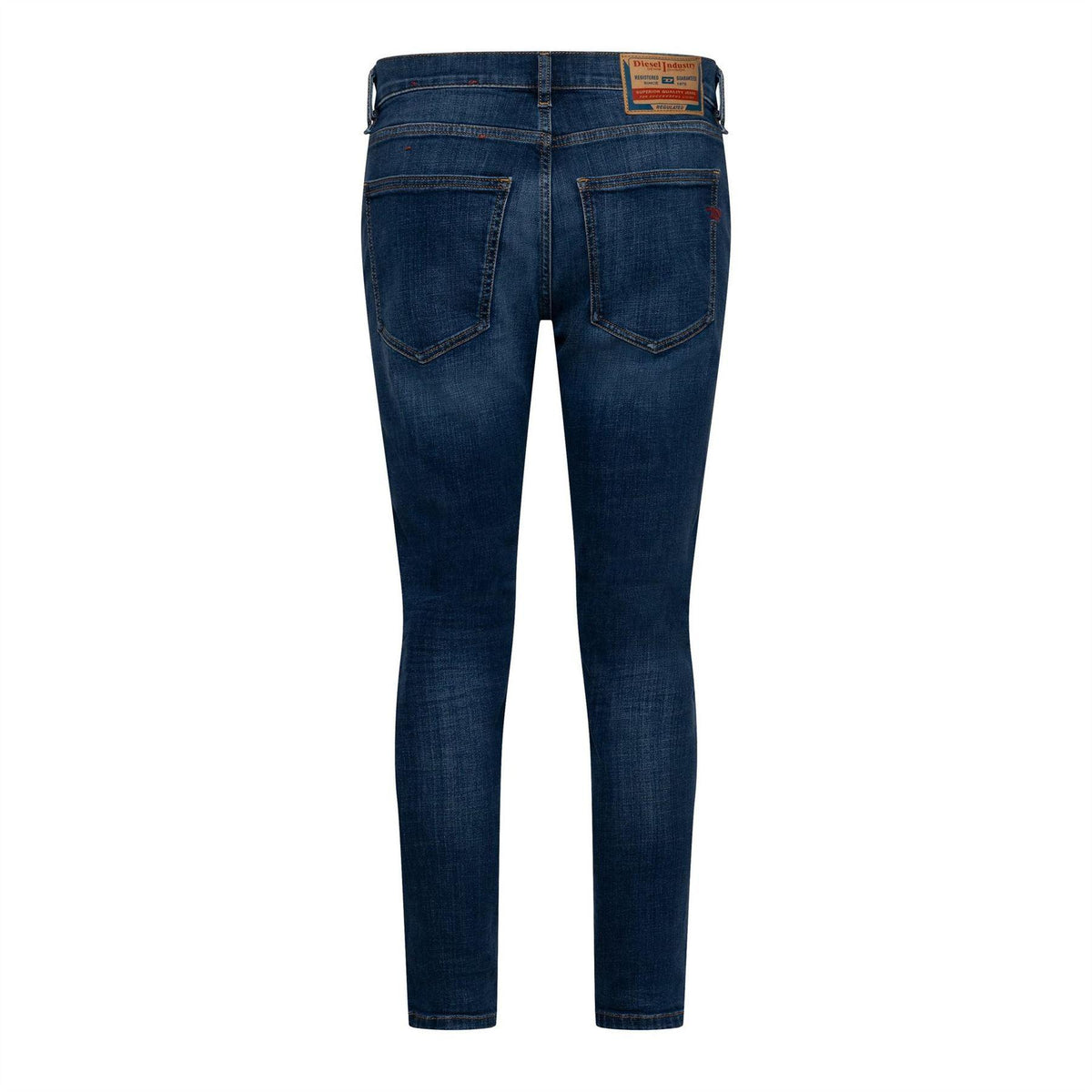 Blue Denim - Back - Diesel Mens 2019 D-Strukt Denim Slim Jeans