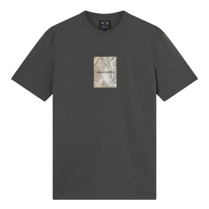Khaki - Front - Armani Exchange Mens Regular T-Shirt