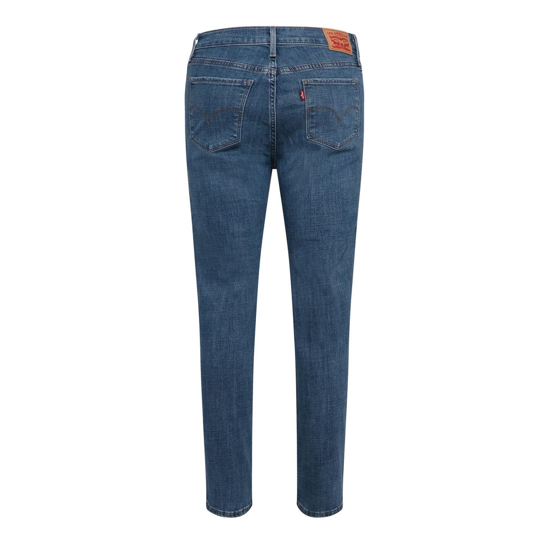 Lapis Gem - Back - Levis Womens-Ladies 314 Straight Leg Jeans