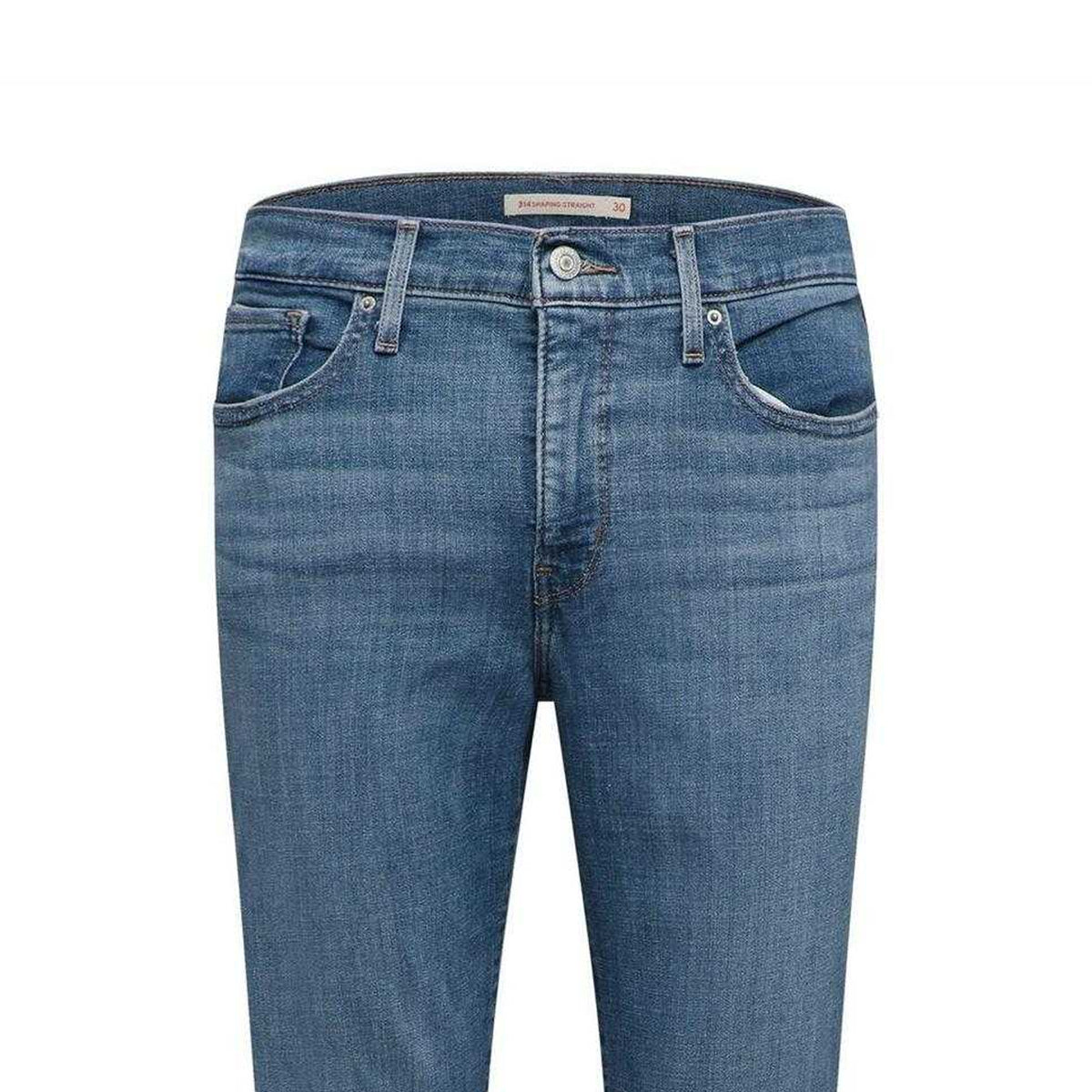 Lapis Gem - Side - Levis Womens-Ladies 314 Straight Leg Jeans