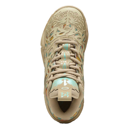 Light Sand-Aquatic - Lifestyle - Puma Childrens-Kids LaMelo Ball Cut Out Basketball Trainers