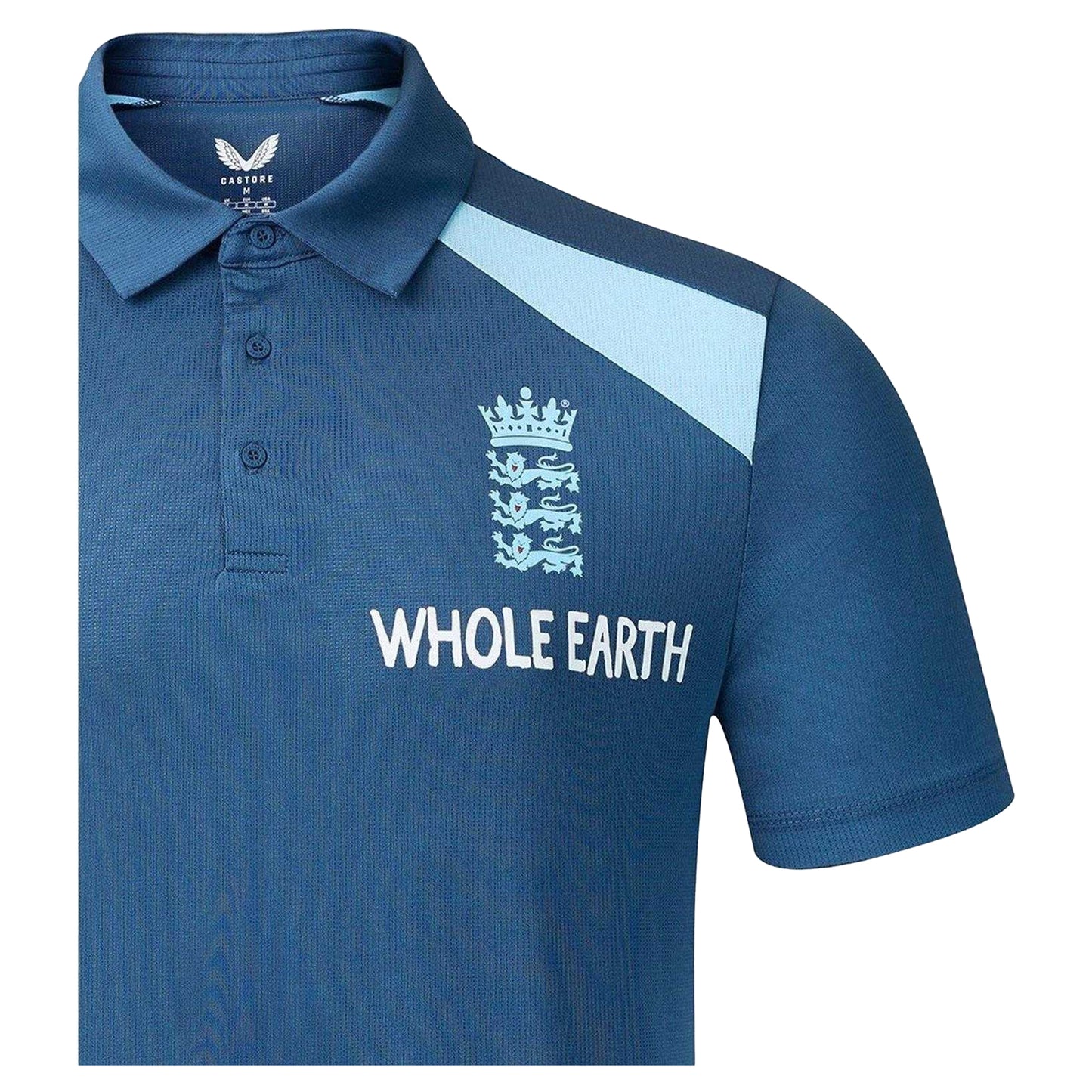 Ensign Blue - Side - Castore Mens 2026-2027 England Cricket Polo Shirt