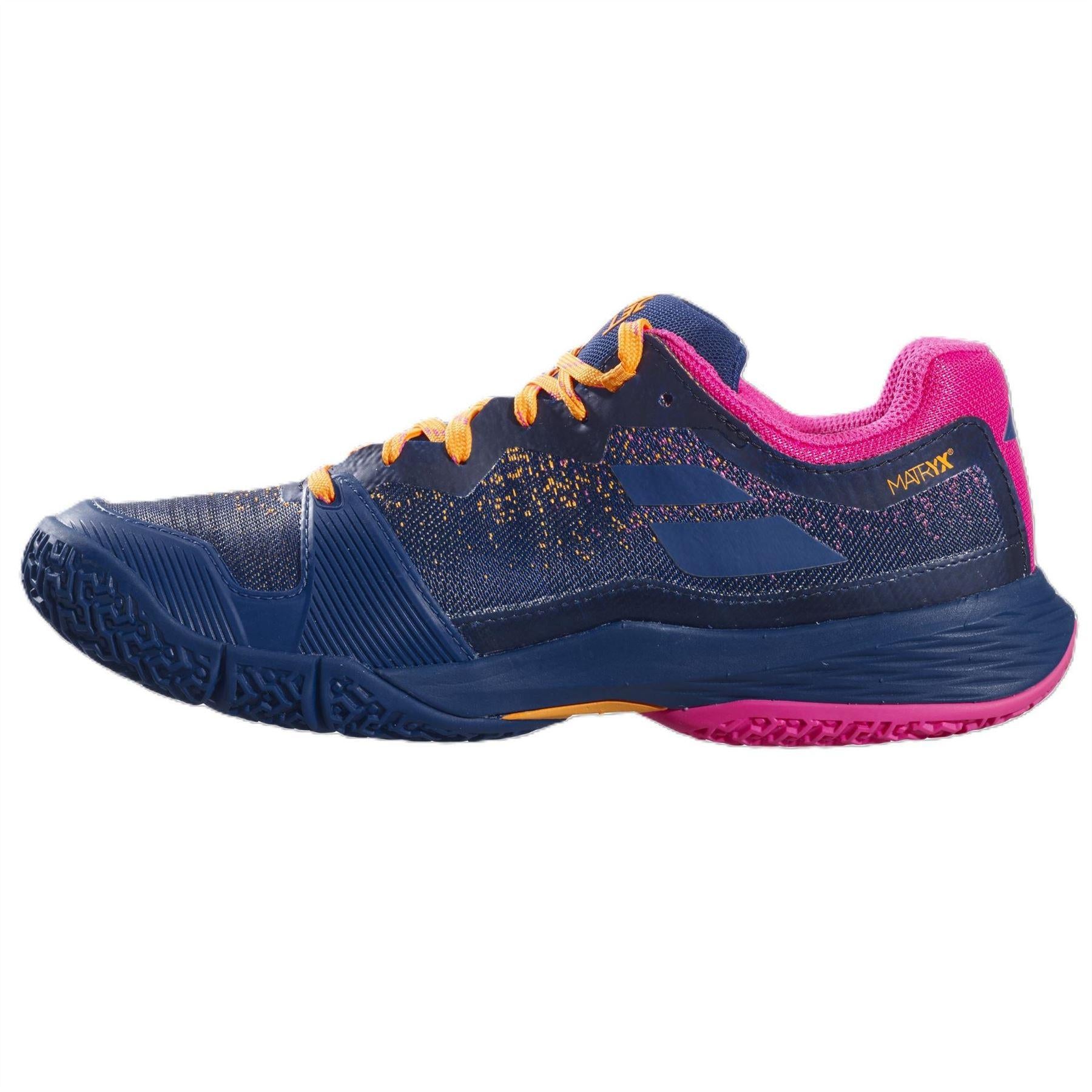 Blue-Rose - Back - Babolat Womens-Ladies Jet Ritma Tennis Shoes