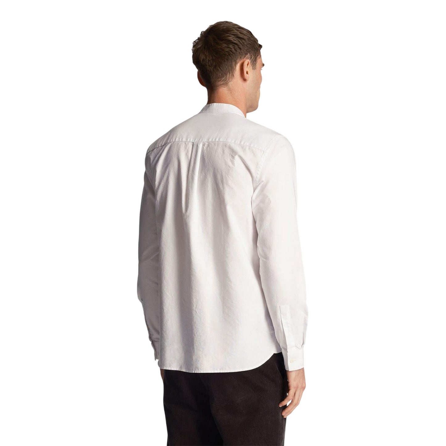 White - Back - Lyle & Scott Mens Oxford Shirt
