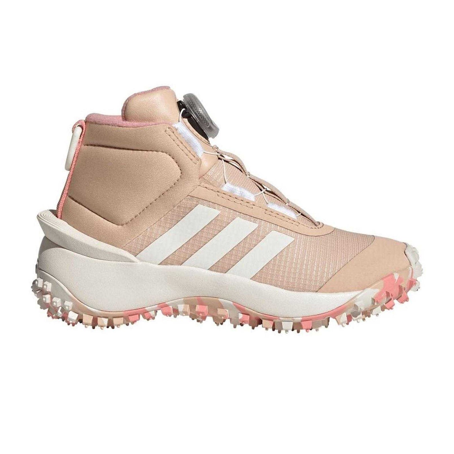 Pink - Front - Adidas Childrens-Kids Fortatrail BOA Lacing System Trainers