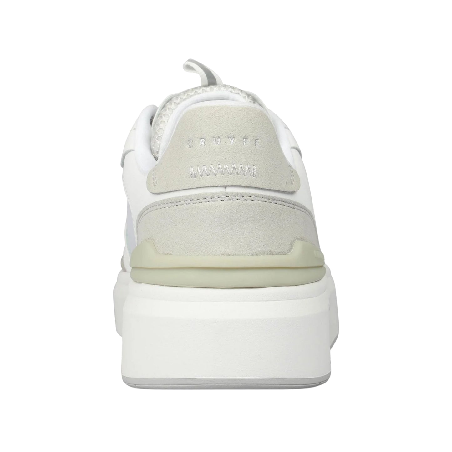 White - Back - Cruyff Mens Endorsed Leather Trainers