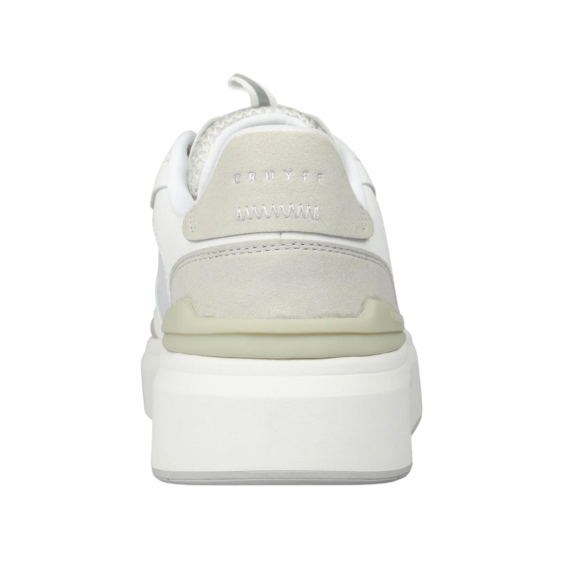 White - Back - Cruyff Mens Endorsed Leather Trainers