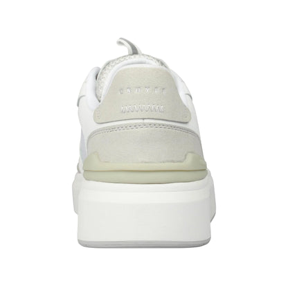 White - Back - Cruyff Mens Endorsed Leather Trainers