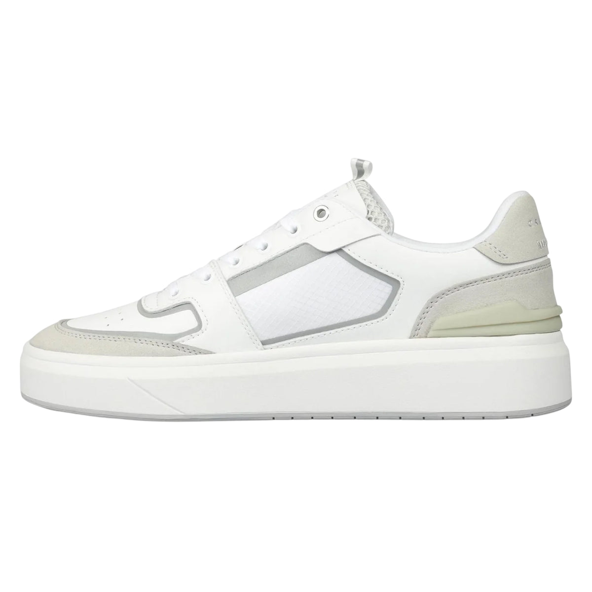 White - Side - Cruyff Mens Endorsed Leather Trainers