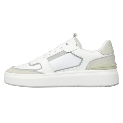 White - Side - Cruyff Mens Endorsed Leather Trainers