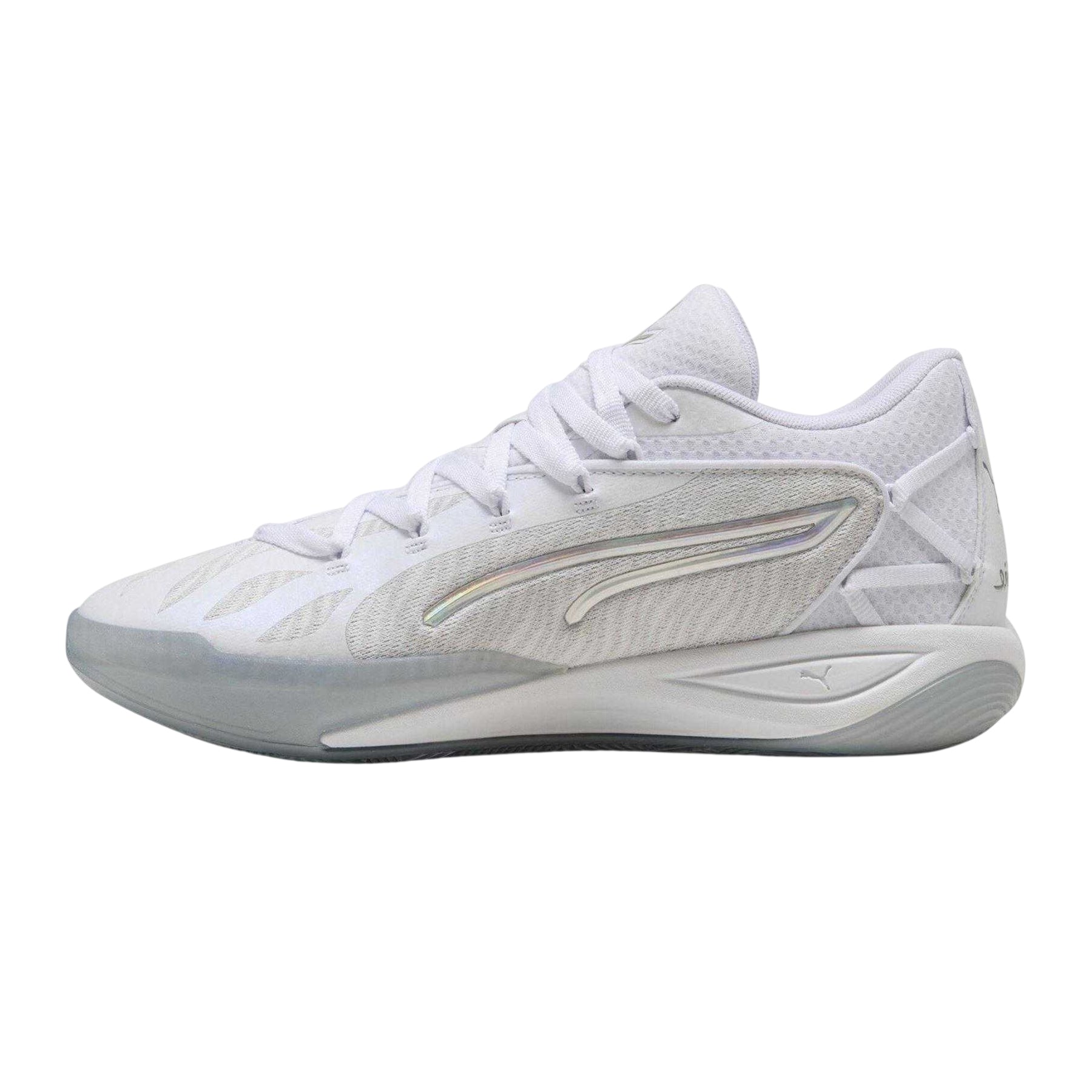 Puma White - Back - Puma Mens Stewie 4 Logo Basketball Shoes
