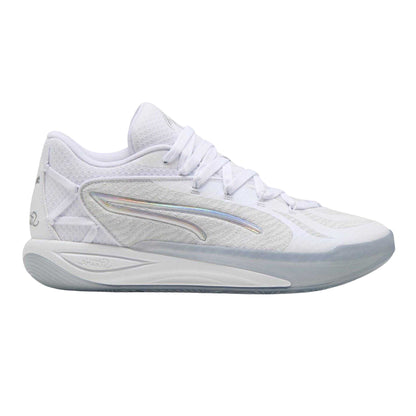 Puma White - Front - Puma Mens Stewie 4 Logo Basketball Shoes