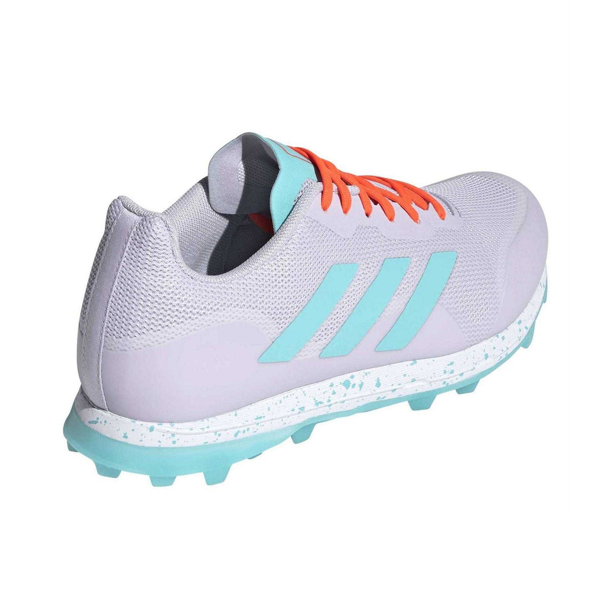 Purple - Back - Adidas Womens-Ladies Fabela Zone 2.1 Hockey Shoes