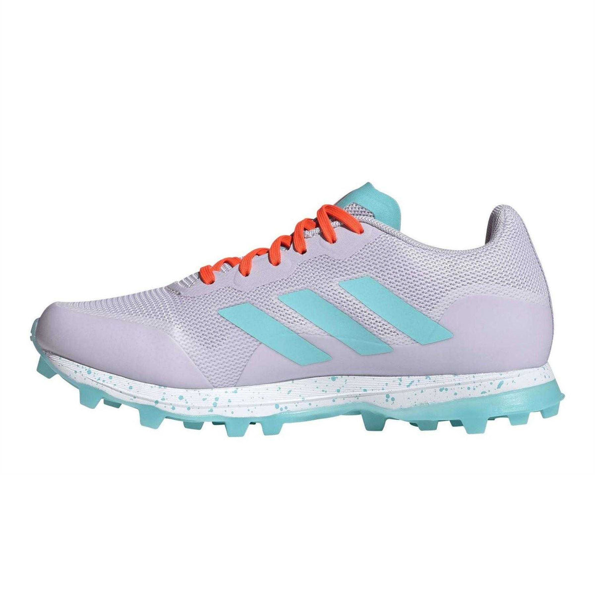 Purple - Side - Adidas Womens-Ladies Fabela Zone 2.1 Hockey Shoes