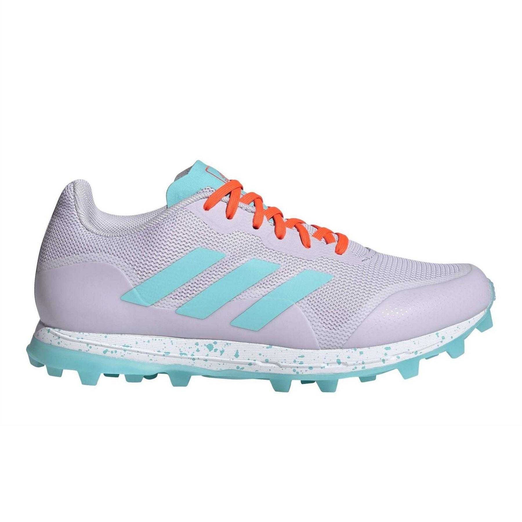 Purple - Front - Adidas Womens-Ladies Fabela Zone 2.1 Hockey Shoes