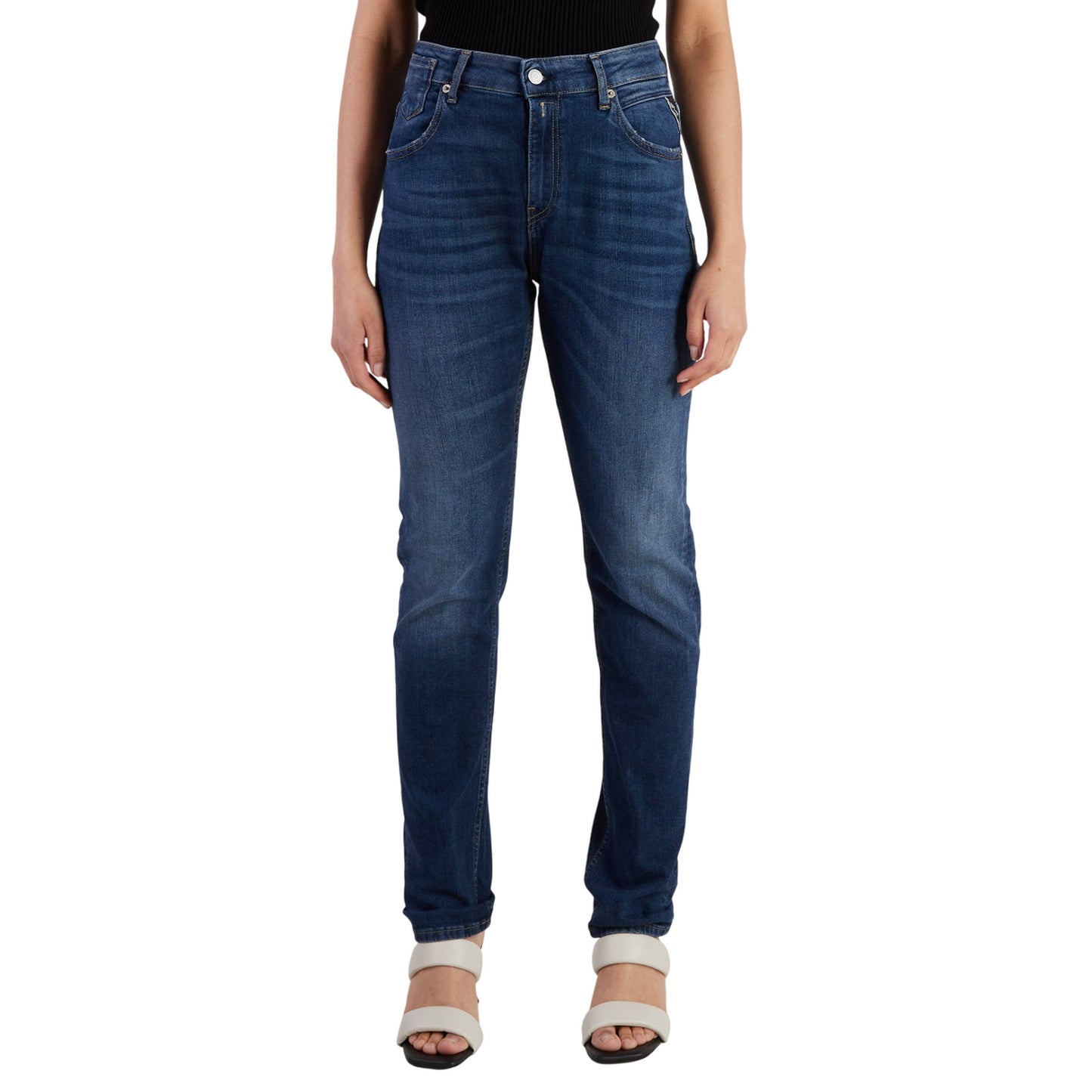 Denim - Side - Hugo Womens-Ladies Marty Replay Jeans