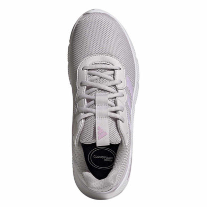 Purple - Lifestyle - Adidas Childrens-Kids 3 Stripes Cloudfoam Walking Shoes