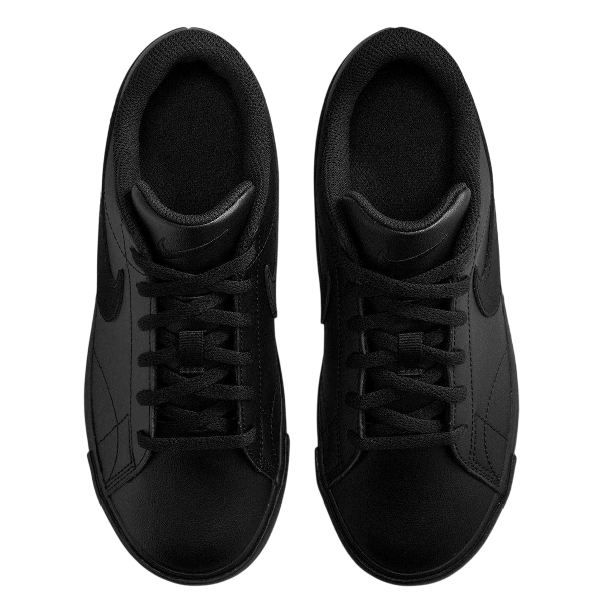 Black - Lifestyle - Nike Childrens-Kids Court Legacy Swoosh Trainers