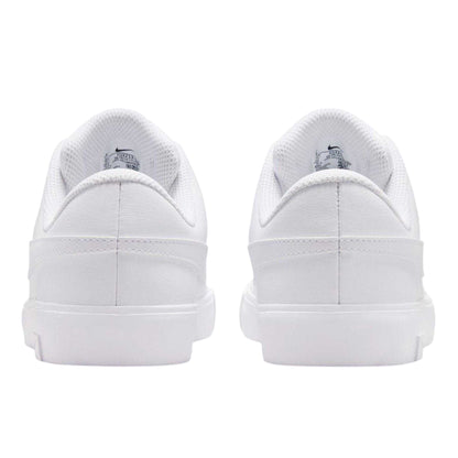 White - Back - Nike Childrens-Kids Court Legacy Swoosh Trainers