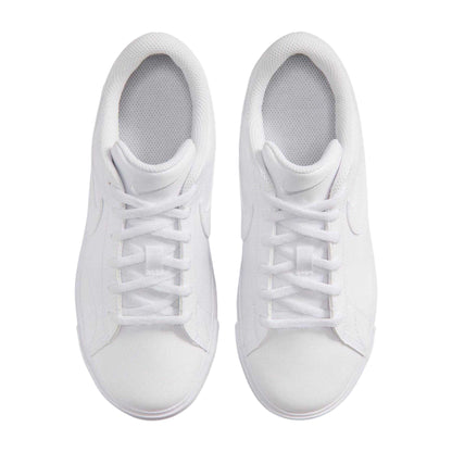 White - Lifestyle - Nike Childrens-Kids Court Legacy Swoosh Trainers