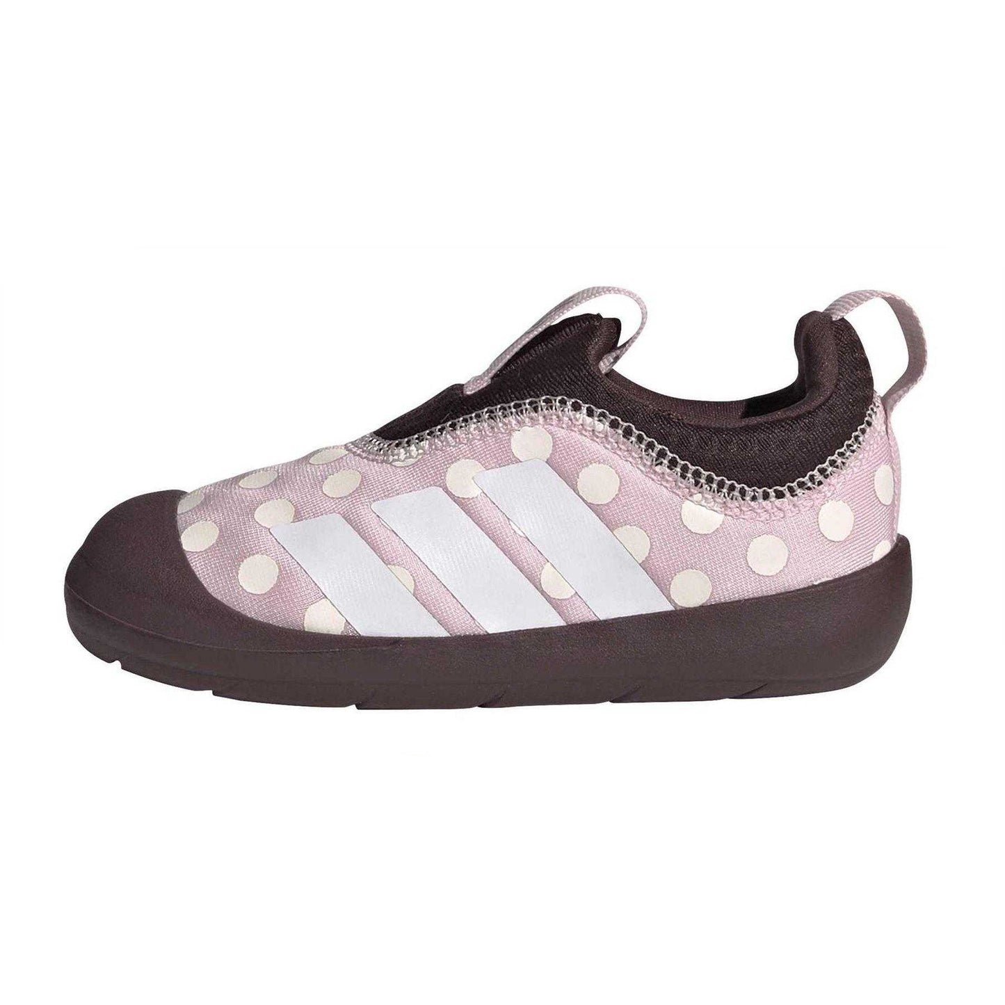 Pink-White-Black - Back - Adidas Girls Monofit Minnie Mouse Slip-on Trainers