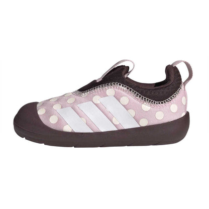 Pink-White-Black - Back - Adidas Girls Monofit Minnie Mouse Slip-on Trainers