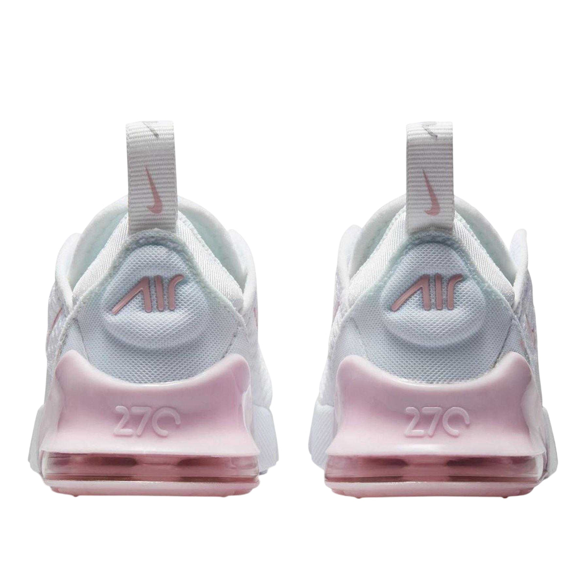White-Pink - Back - Nike Toddler Air Max 270 Trainers