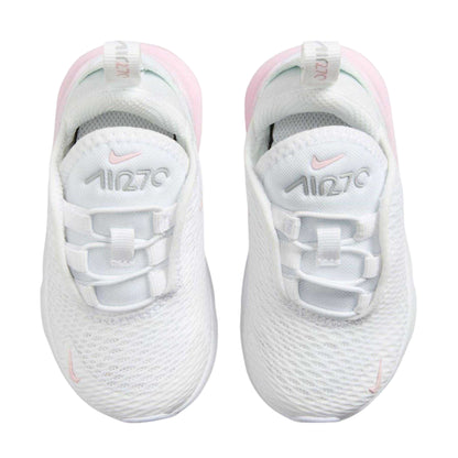 White-Pink - Lifestyle - Nike Toddler Air Max 270 Trainers