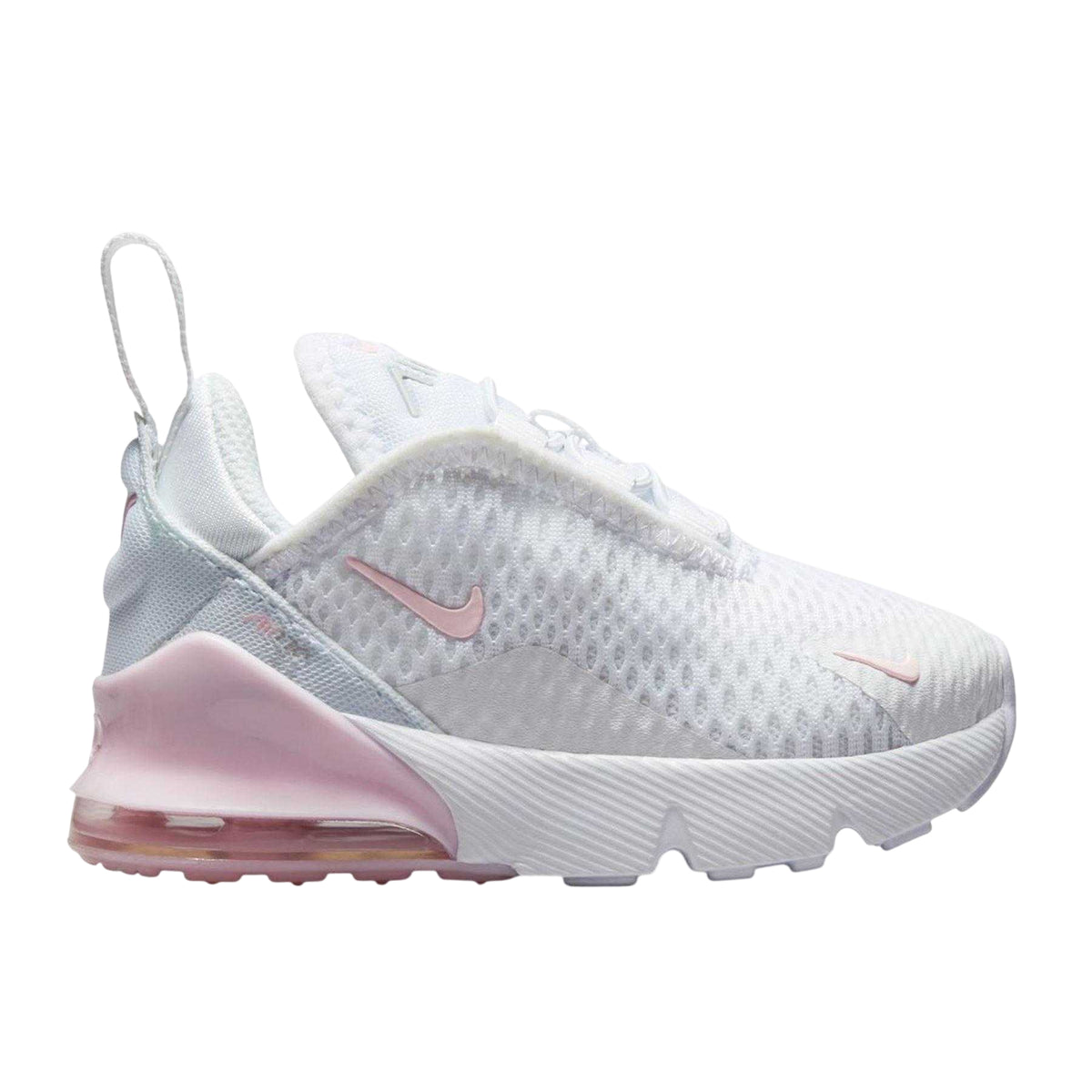 White-Pink - Front - Nike Toddler Air Max 270 Trainers