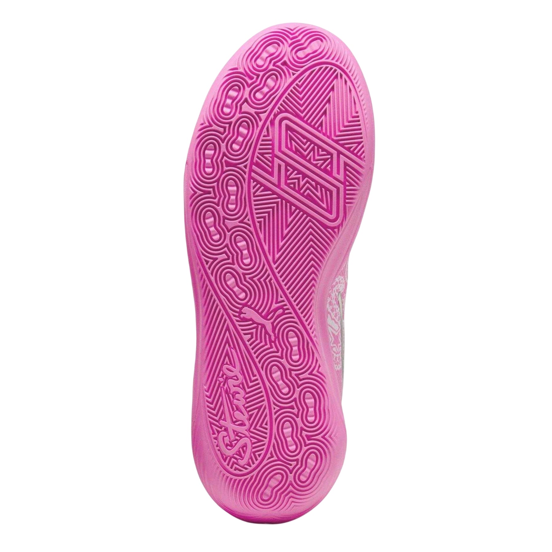 Pink-White - Lifestyle - Puma Childrens-Kids Stewie 4 St4rz Basketball Shoes