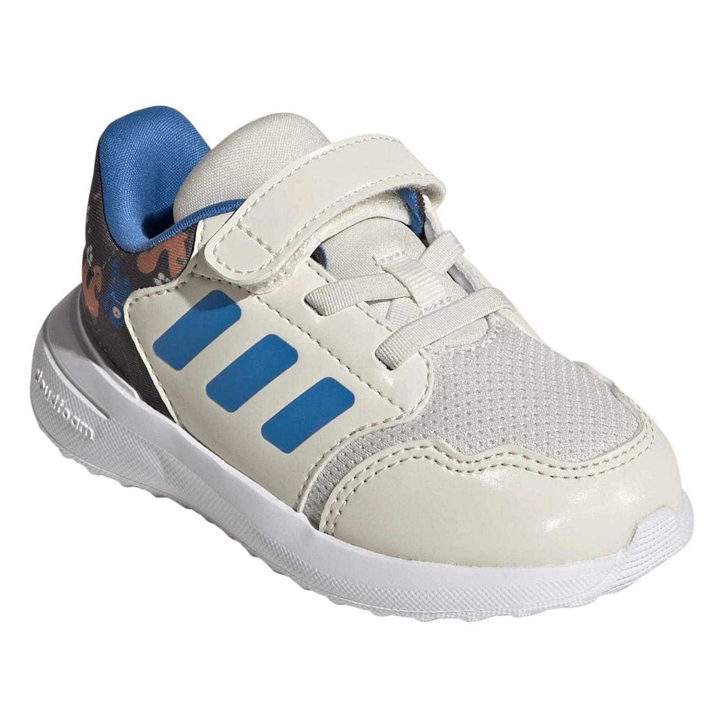 Off White-Lucid Blue - Pack Shot - Adidas Childrens-Kids Tensaur Run 3.0 Cloudfoam Trainers