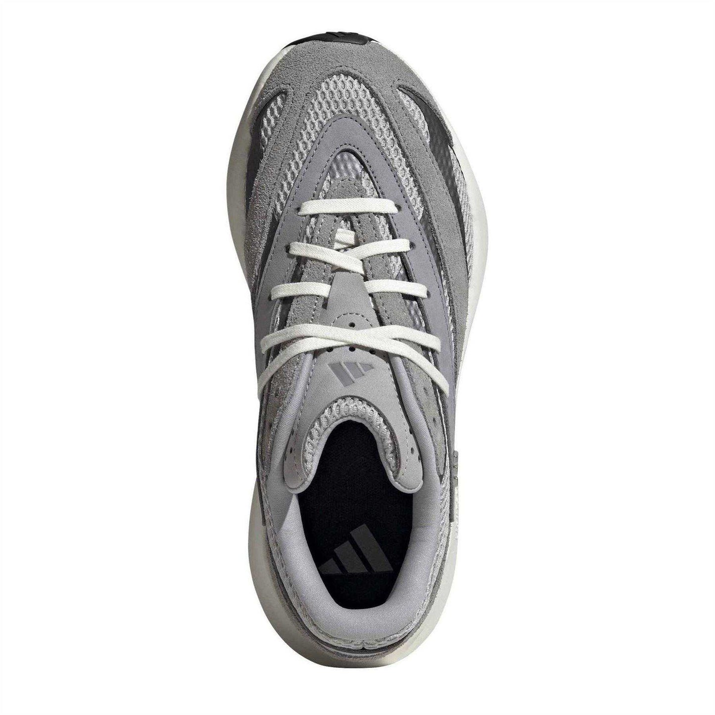 Grey - Lifestyle - Adidas Womens-Ladies Lightblaze Suede Running Trainers