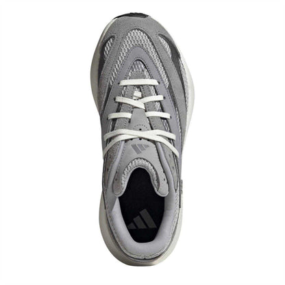 Grey - Lifestyle - Adidas Womens-Ladies Lightblaze Suede Running Trainers