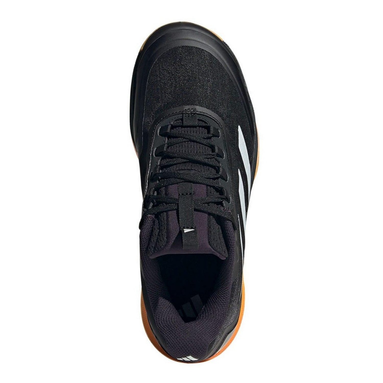 Black - Pack Shot - Adidas Womens-Ladies Avacourt 2 Tennis Shoes